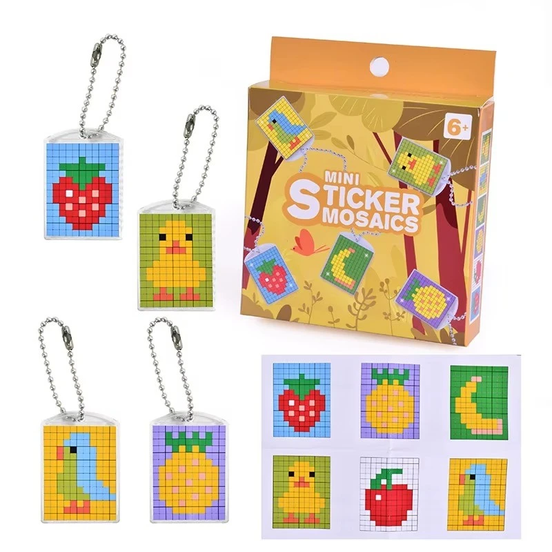 Kids Sticker Mosaic Keychain Kit price